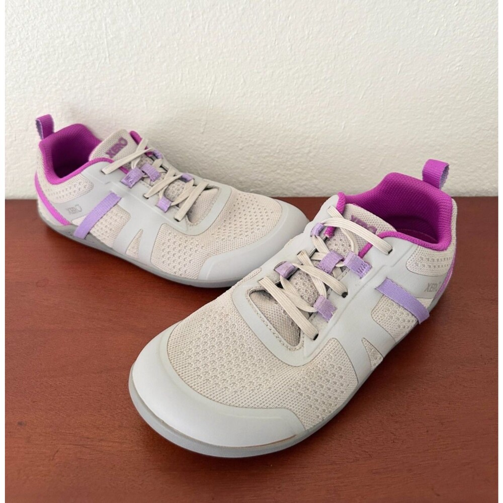 Xero Shoes Prio Performance Barefoot Sneakers Gray Purple Hiking Women's 9.5